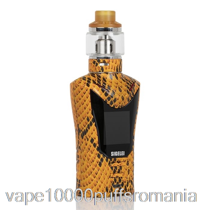 Vape Romania Sigelei Sobra 198w Tc Starter Kit Serpentine Yellow